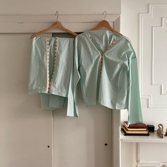 Baserange Viag Top + Hujui Pants Set in Kal Mint (L) - Picture 2 of 6